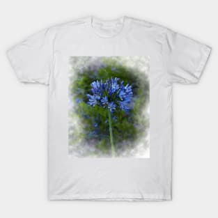 The Blue Bloom In Watercolor T-Shirt